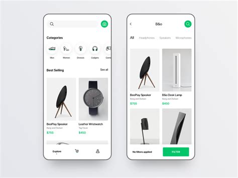 Explore Screen For Shopping App Ui Kit By Emmanuel Ikechukwu On Dribbble