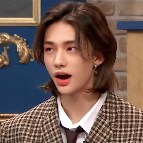 Hyunjin Brown Hair Anime Long Hair Long Hair Styles Savage Kids