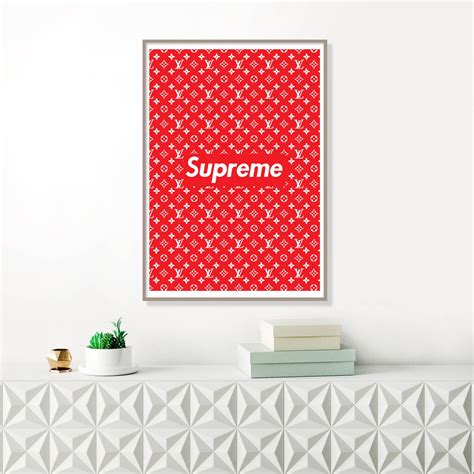 Supreme Poster Supreme Print Louis Vuitton Supreme T