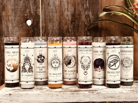 Spell Candle Candle Spells Ritual Candles Witch Candles