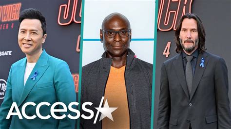 Keanu Reeves And ‘john Wick Chapter 4 Co Stars Honor Lance Reddick At Films Premiere Youtube