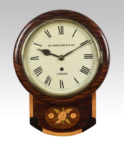 Antiques Atlas Drop Dial Wall Clock By Shoolbred Of London