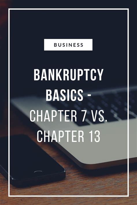 Although it may be possible for some people to file a bankruptcy case without an attorney, it is not a step to be taken lightly. Bankruptcy Basics - Chapter 7 vs. Chapter 13
