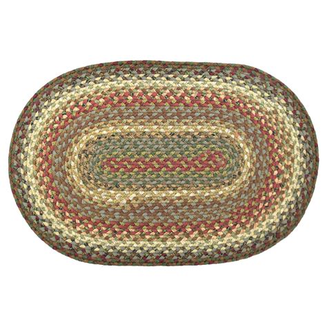 Country Primitive Cotton Braided Area Rugs Oval Rectangle 20x30 8x10
