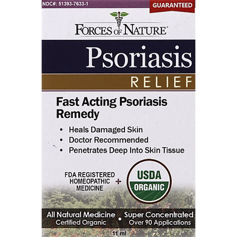 Forces Of Nature Psoriasis Relief 11 Ml Homeopathic Foodtown