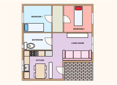 How To Draw A House Like An Architect39s Blueprint