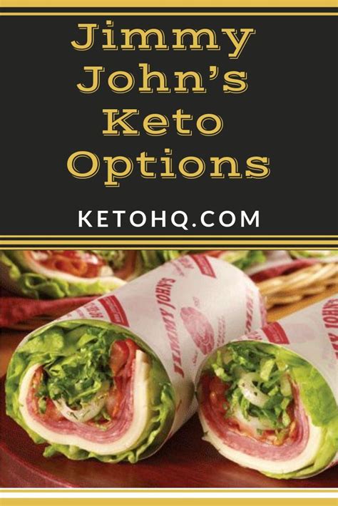 1 Jimmy Johns Keto Option For 2020 Low Carb Keto Fast Food Vegan