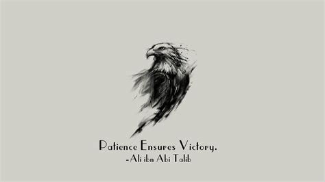 Wallpaper Imam Motivational Eagle Islam Quote Ali Ibn Abi Talib