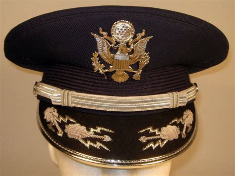 Us Air Force Male Band Or Honor Guard Field Officer Dress Hat Cap 7 Or