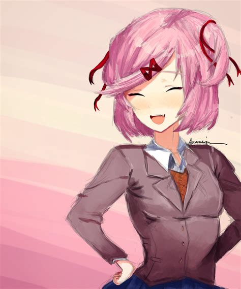 Just Another Trapsu Natsuki Drawing Nothing Special My Fan Art Rddlc
