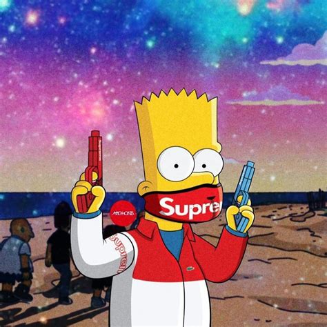 Supreme Bart Wallpapers Top Free Supreme Bart Backgrounds