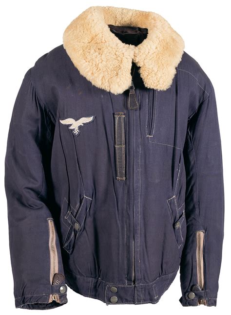 Fine Fur Lined Luftwaffe Flight Jacket Rock Island Auction