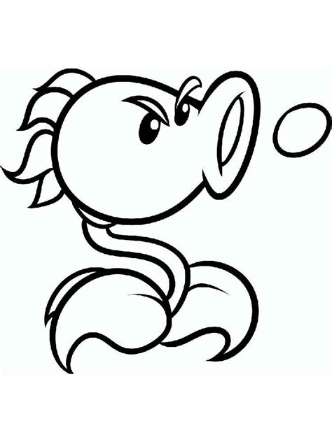 His name has been derived from chinese cabbage peashooter from plants vs zombies coloring sheet: Plants vs. Zombies coloring pages. Free Printable Plants ...