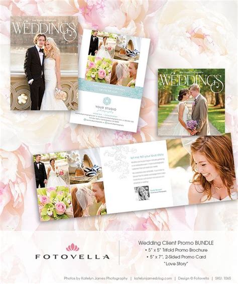 Wedding Photography Marketing Bundle 5x7 Promo Card Plus 5x5