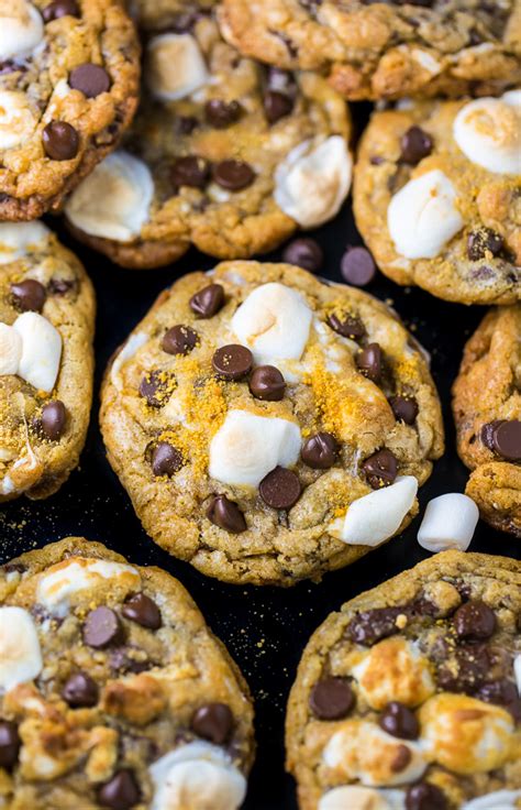 Smores Chocolate Chip Cookies Baker By Nature