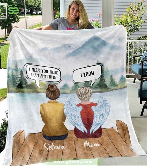 Memorial Blanket | Personalized blanket in 2021 | I miss you more