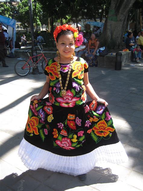Oaxaca Folklorico Dancer Costume Mexico Latina All Children Are