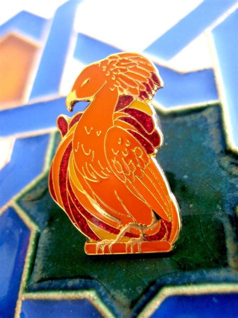 Harry Potter Phoenix Enamel Pin By Hannahhitchman On Etsy Enamel Pins Enamel Pin Collection