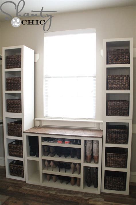 Not all organizers fit in the mudroom or entryway. DIY Closet Storage - Towers - Shanty 2 Chic