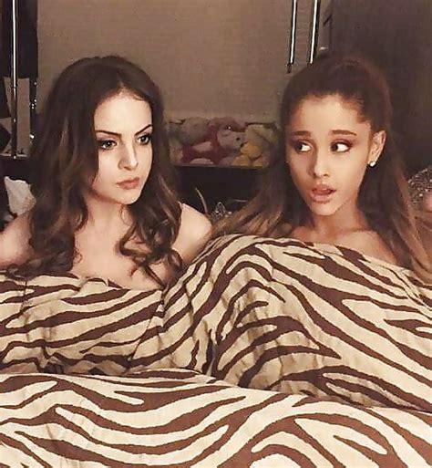 in bed after doing things with ariana elizabeth gillies ariana grande liz gillies