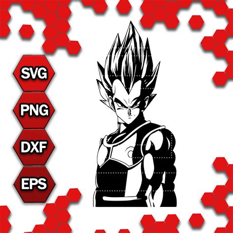 Vegeta Svg Dragon Ball Z Super Vector Vectorency Ubicaciondepersonas