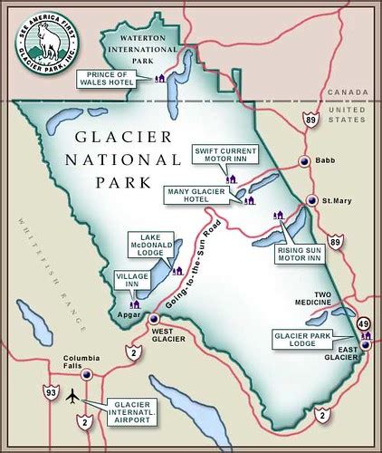Glacier National Park Maps Flickr Photo Sharing