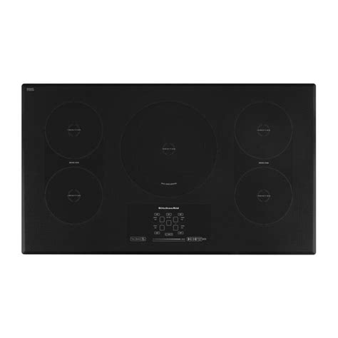 Kitchenaid Kicu569xbl 36 Inch Wide Induction Kitchen Aid Induction Cooktop Cooktop