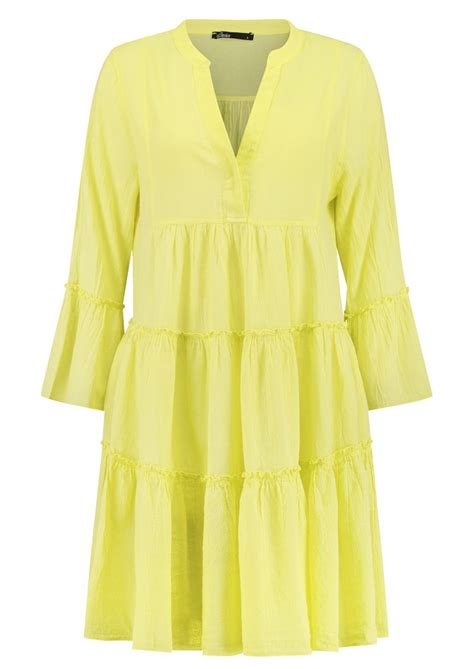 Devotion Ella Short Cotton Dress Lime