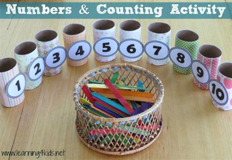 Numbers And Counting Activity Learning 4 Kids