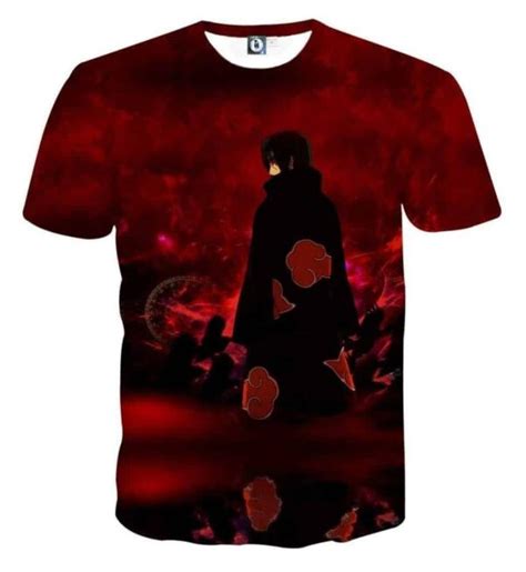 Naruto Itachi Uchiha Akatsuki Ninja Magic Style Dope T Shirt