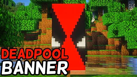 How To Make A Deadpool Banner In Minecraft 116 Loom Crafting