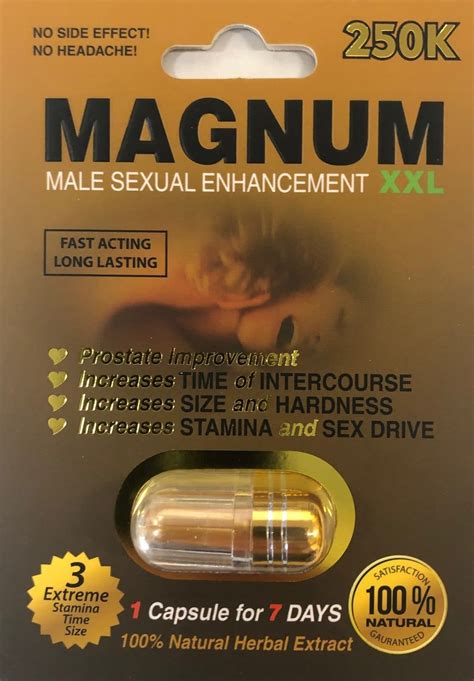 Magnum 250k Xxl Sexual Supplement Enhancement Pill Rhino Platinum 7