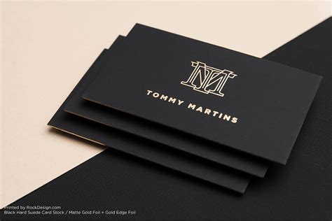 Hard Suede Business Cards