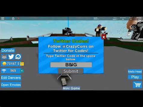 There are 6 new seasonal winter pets that you can collect in this game. 9 CODES IN GIANT DANCE OFF SIMULATOR - YouTube