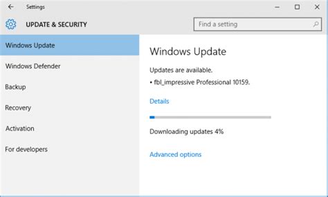 Windows 10 Fblimpressive Pro Build 10159 Download Up In Wu Tech Journey