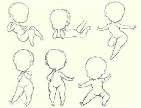 Chibi Reference Poses In Chibi Body Chibi Drawings Chibi Sketch