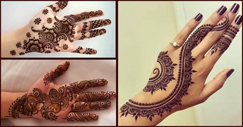 Simple & easy mehndi designs images: 28 Easy And Simple Mehndi Designs That You Should Try In 2018