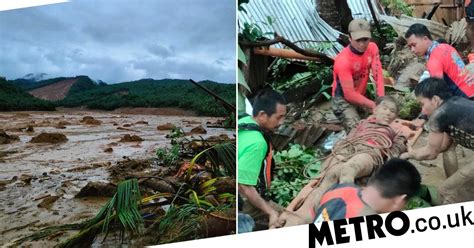 philippines dozens killed in devastating landslides and flooding metro news