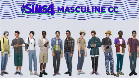 Bring Lacking Masculine Fashion To The Sims 4 With This Cc Pack