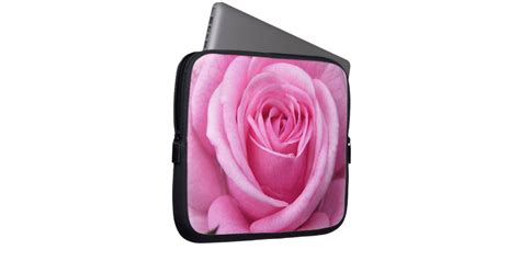 Pink Rose Laptop Sleeve Romantic Rose Tablet Case Zazzle
