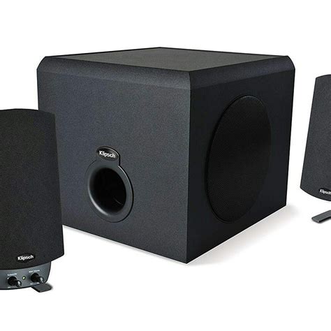 Le système klipsch promedia 2.1 possédant son propre amplificateur interne, il est conçu pour se brancher au. Klipsch ProMedia 2.1 Computer Speaker System by Klipsch ...