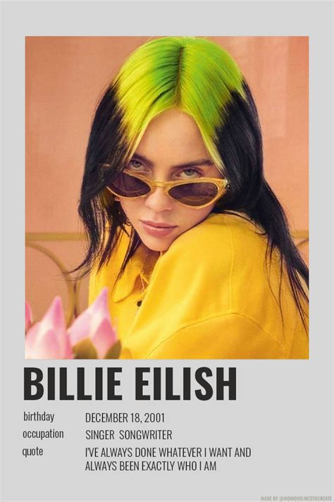 Billie Eilish Album Cover