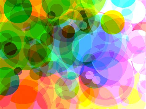Bubbles In Color Background Freevectors