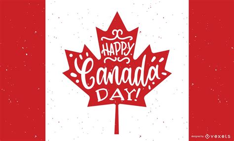 Happy Canada Day Background Design Vector Download