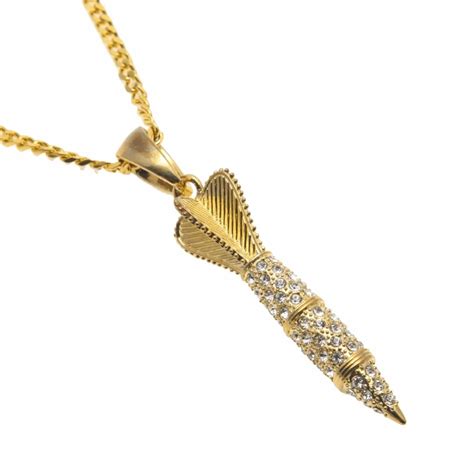 New Rocket Charm Pendant Necklace Zinc Alloy Antique Silver Gold Color