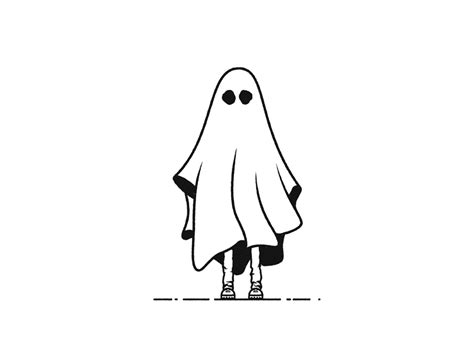 Sheet Ghost Line Art Drawings Ghost Tattoo Sheet Ghost