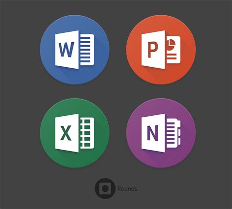 Microsoft Office Apps Word Powerpoint Excel Uplabs Riset