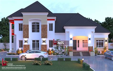 5 Bedroom Pent Design Rf P5005 Nigerian Building Designs