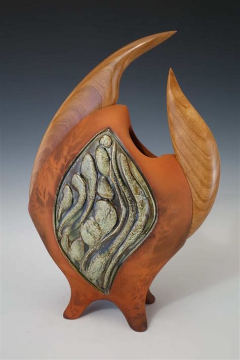 Vessels With Sculpted Wood Jan Jacque