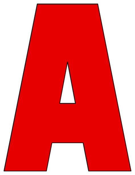 Free Printable Red Alphabet Letters Printable Templates